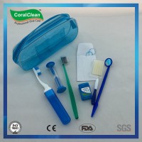 Orthodontic Bamboo Chaocoal Toothbrush Oral Care Kit