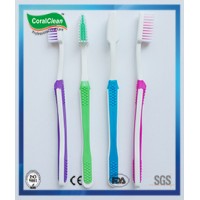 Fresh up Colorized Filament Adults′ Toothbrush with Anti-Slip Handle