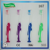 Kids′ DuPont Filament Toothbrush with Anti-Slip Dolphin Handle