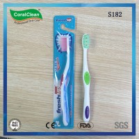 Fresh up DuPont Bristle Toothbrush with Anti-Slip Handle