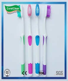 Fresh up Adults′ Toothbrush with Colorized Bristle