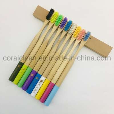 Different Colors Biodegradable Bamboo Toothbrush