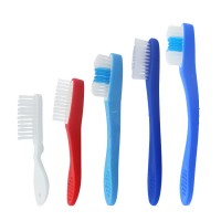 Super Soft Handle Anti-Swallow Adult Rubber Soft Prison Toothbrush