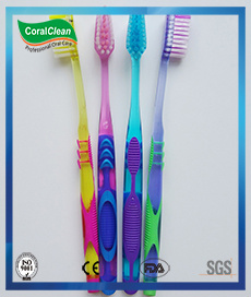 Colorized Handle Toothbrush Adults′ Tooth Clean Brush